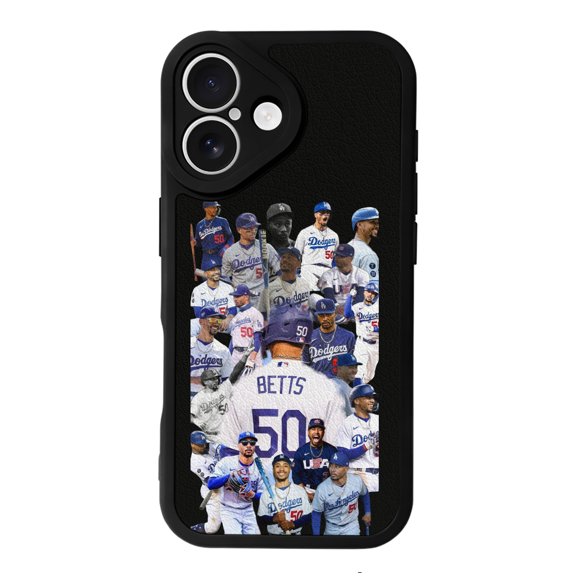  IPhone 16 Silicone Leather Case – UV Print, Lambskin Texture – Perfect Fit, Wireless Charging Compatible, Scratch Resistant, Precise Cutouts – Stylish Protection For IPhone 16